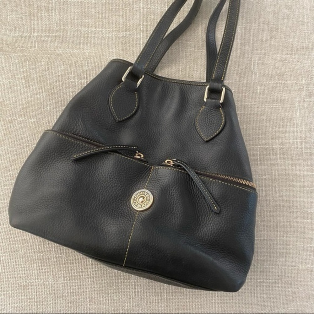 DOONEY & BOURKE Deep Navy Leather Bag - Picture 2 of 7